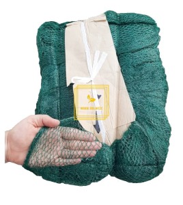 Siatka tkana zielona - rękaw do pakowania warzyw i owoców 38cm x 100m 