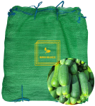 Worki raszlowe zielone 15kg 42x60 100 szt. - na ogórki, kapustę, brokuły, brukselkę, cukienię.