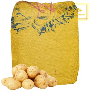 Worki raszlowe  42x60 15 kg na ziemniaki, drewno, cebulę, marchew - ŻÓŁTE, MOCNE