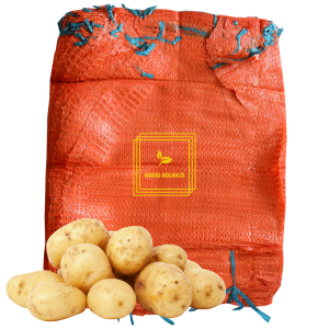 Worki raszlowe 50 kg na drewno, ziemniaki, cebulę, marchew - pomarańczowe  60x100