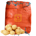 Worki raszlowe 30 kg na ziemniaki, drewno, cebulę, marchew 50x80 - orange ciemny MOCNE