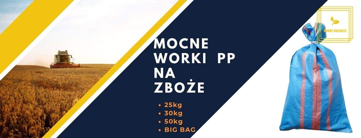Worki polipropylenowe 50kg na zboże
